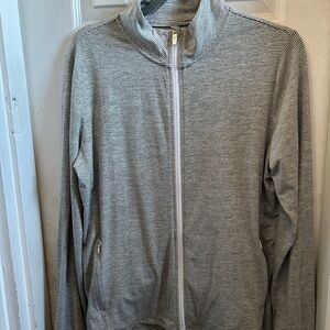 Market & Spruce Active Women’s Remi Performance Zip Up Jacket Gray  X-Large